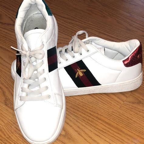 gucci ace sneakers used